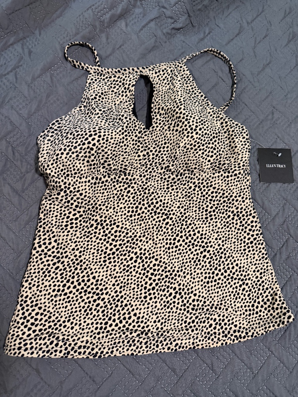 Bathing suit top, Ellen Tracy, size 14